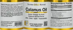 Label for Calanus Oil