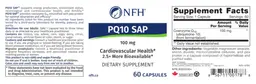 Label for PQ10 SAP 100 mg