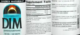 Label for DIM 100 mg