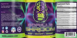 Label for Gorilla Shroom
