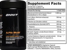 Label for Alpha Brain Black Label