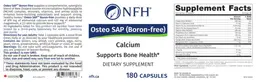 Label for Osteo SAP (Boron-free)
