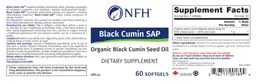 Label for Black Cumin SAP