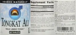 Label for Tongkat Ali