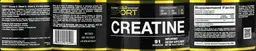 Label for Creatine Unflavored