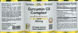 Label for Curcumin C3 Complex with BioPerine