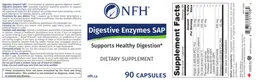 Label for Digestive Enzymes SAP
