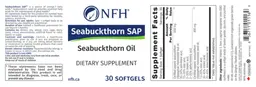 Label for Seabuckthorn SAP
