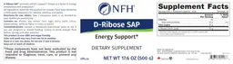 Label for D-Ribose SAP