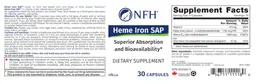Label for Heme Iron SAP