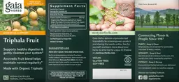 Label for Triphala Fruit