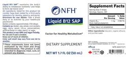 Label for Liquid B12 SAP