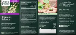 Label for Women's Balance