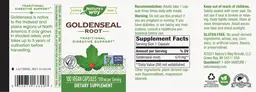 Label for Goldenseal Root 570 mg