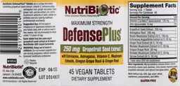Label for DefensePlus