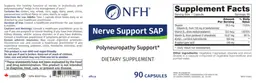Label for Nerve Support SAP