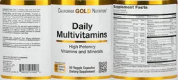 Label for Daily Multivitamins