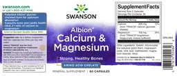 Label for Albion Calcium & Magnesium