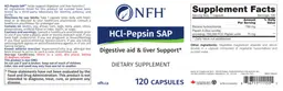 Label for HCl-Pepsin SAP