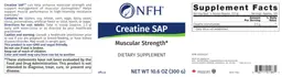 Label for Creatine SAP