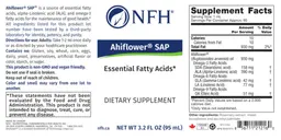 Label for Ahiflower SAP