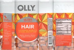 Label for Hair Ultra Softgels
