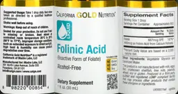 Label for Folinic Acid
