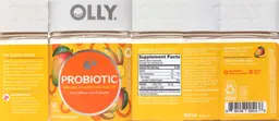 Label for Probiotic Tropical Mango