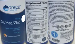 Label for Liquid Cal/Mag/Zinc Natural Pina Colada Flavor