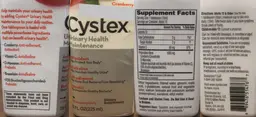 Label for Urinary Health Maintenance