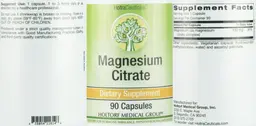 Label for Magnesium Citrate