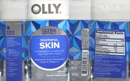 Label for Youthful Skin Ultra Softgels