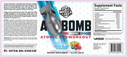 Label for A Bomb Red, White & Boom Wild Blue Yonder