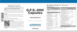 Label for G.F.S.-2000 Capsules
