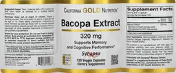 Label for Bacopa Extract 320 mg