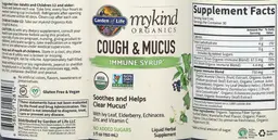 Label for Cough & Mucus