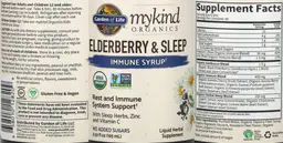 Label for Elderberry & Sleep