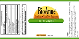 Label for Liver Mender