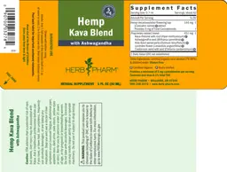 Label for Hemp Kava Blend