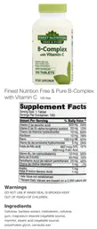 Label for B-Complex with Vitamin C