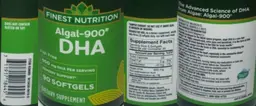 Label for DHA 900 mg