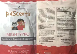 Label for MightyPro Wolfberry Punch Flavor