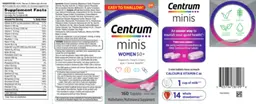 Label for Centrum Minis Women 50+