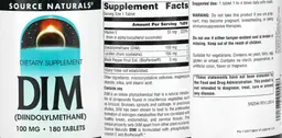 Label for DIM 100 mg
