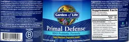 Label for HSO Probiotic Formula