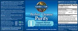 Label for Perfect Cleanse Purify