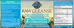 Raw Cleanse Organ Detox