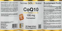 Label for CoQ10 100 mg