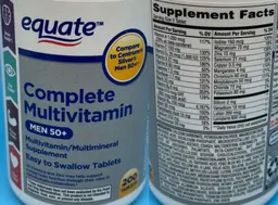 Label for Complete Multivitamin Men 50+