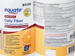 Label for Daily Fiber Orange Smooth